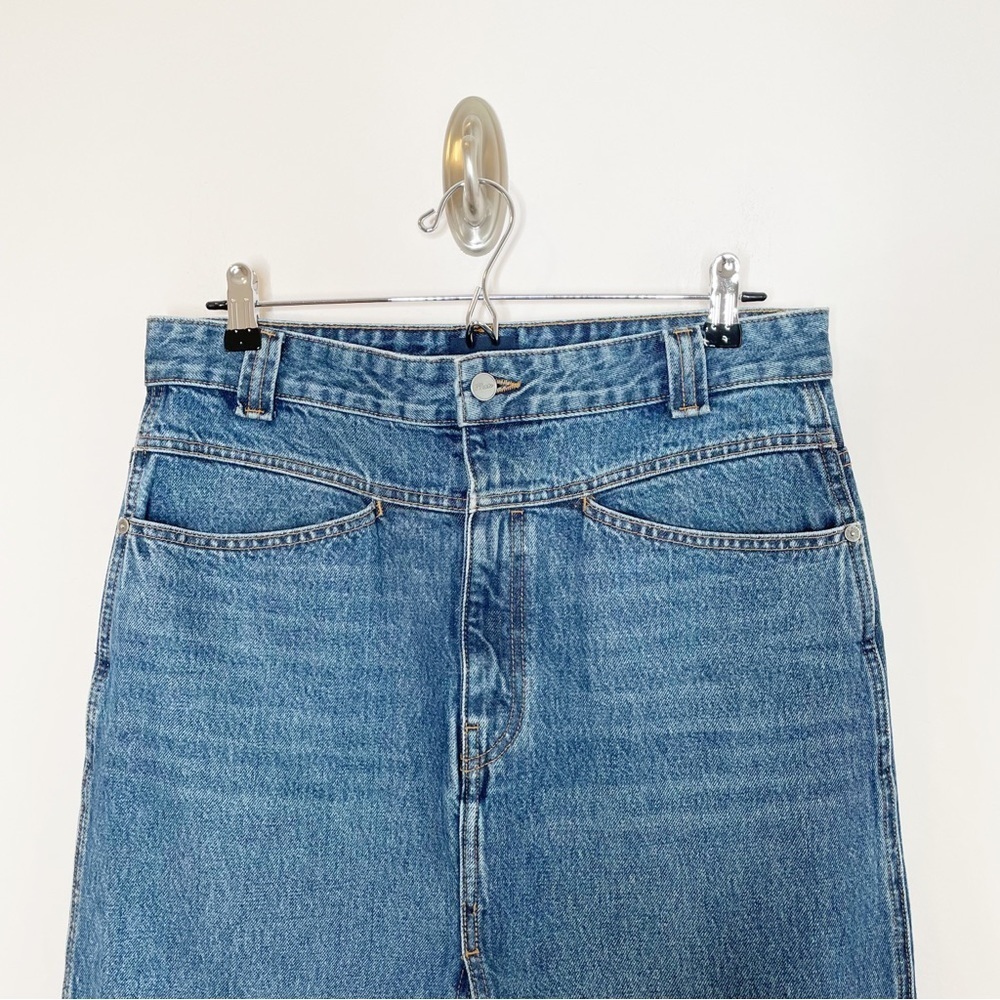 Khaite Neer Jean Denim Midi Skirt Size 29 - Picture 5 of 10